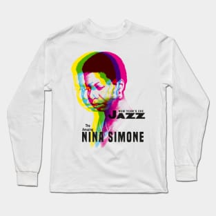 nina simone offset concert graphic Long Sleeve T-Shirt